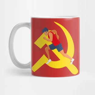 Hammer and sickle as a proletarian solidarity symbol Mug